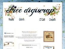 Tablet Screenshot of free-digiscrap.com